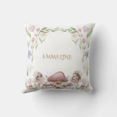 魅惑の妖精の少女 クッション (裏面)