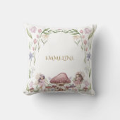 魅惑の妖精の少女 クッション (正面)