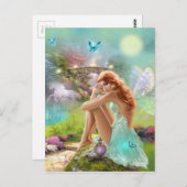 魅惑の妖精の庭園 ポストカード (正面/裏面)
