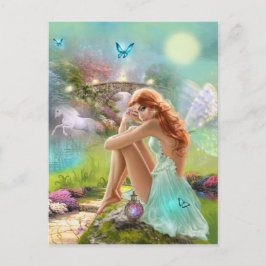 魅惑の妖精の庭園 ポストカード