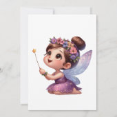 魅惑の妖精の森のバースデーパーティ招待状 招待状 (裏面)