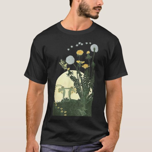 魅惑の妖精の森の花園ダンスムーン Tシャツ (正面)