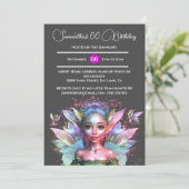 魅惑の妖精の王女の虹色の翼の甘い16 招待状 (スタンド正面)
