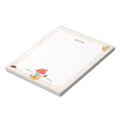 魅惑の妖精キノココテージウッドランド動物 ノートパッド (回転)