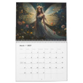 魅惑の妖精ファンタジー妖精女性2024 カレンダー (3月 2027)
