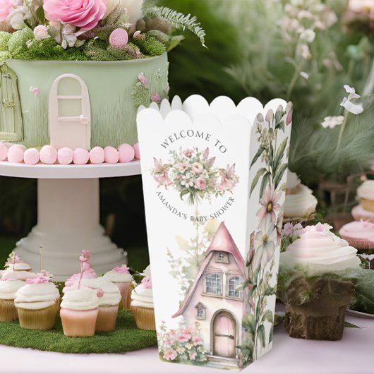 魅惑の妖精フローラコテージビーベイビーシャワー フェイバーボックス