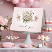 魅惑の妖精フローラブーケベビーガールありがとう サンキューカード