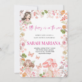 魅惑の妖精ベビーシャワー 招待状