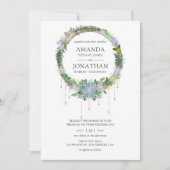 魅惑の妖精リース結婚ズ 招待状 (正面)