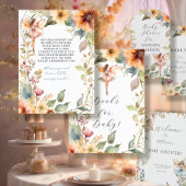 魅惑の妖精秋フローラガールブズベビー エンクロージャーカード