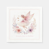 魅惑の妖精1歳の誕生日パーティー スタンダードカクテルナプキン (正面)