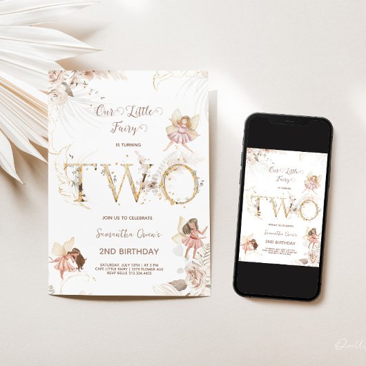 魅惑の妖精2nd誕生日招待状 招待状