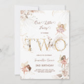 魅惑の妖精2nd誕生日招待状 招待状 (正面)