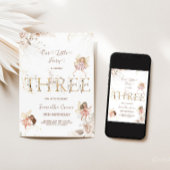 魅惑の妖精3rd誕生日招待状 招待状