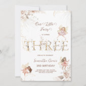 魅惑の妖精3rd誕生日招待状 招待状 (正面)