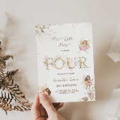 魅惑の妖精4th誕生日招待状 招待状