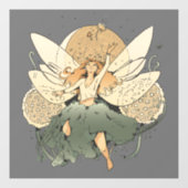 魅惑の妖精 – お洒落ファンタジーアート ウィンドウサイン (シート)