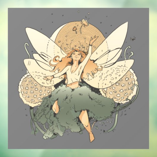 魅惑の妖精 – お洒落ファンタジーアート ウィンドウサイン (シート3)