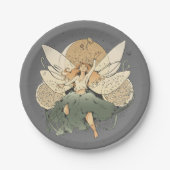 魅惑の妖精 – お洒落ファンタジーアート ペーパープレート (正面)