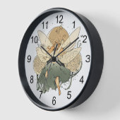 魅惑の妖精 – お洒落ファンタジーアート 壁時計 (傾斜)