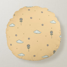 魅惑の子供部屋ピーチ ラウンドクッション