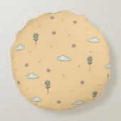 魅惑の子供部屋ピーチ ラウンドクッション (裏面)