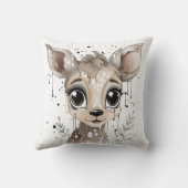 「魅惑の子鹿」クッションカお洒落バー クッション (裏面)