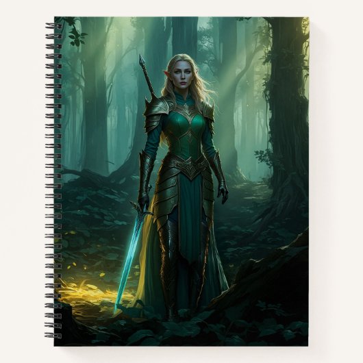 魅惑の小妖精や小人 ノートブック (正面)