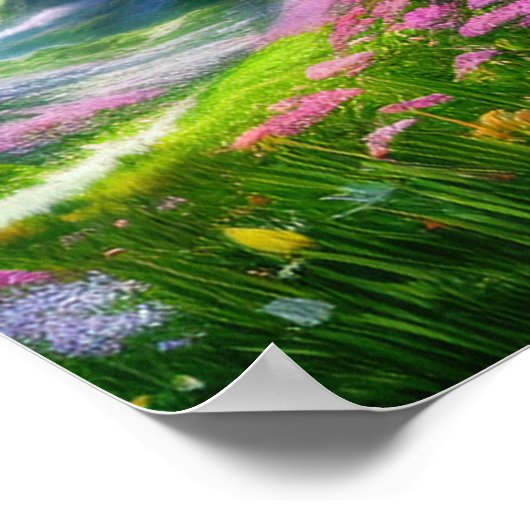 魅惑の山の庭 ポスター (角)