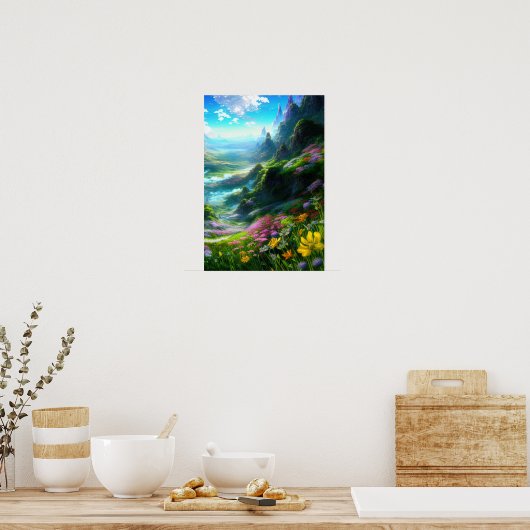 魅惑の山の庭 ポスター (キッチン)