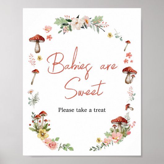 魅惑の山花のキノコベビーは甘い ポスター (正面)