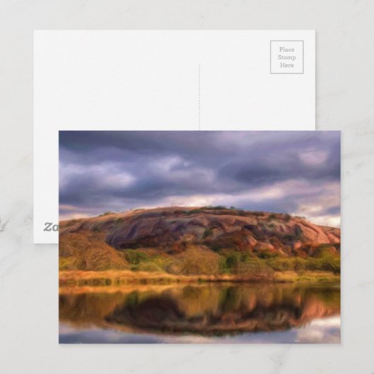 魅惑の岩 ポストカード (正面/裏面)