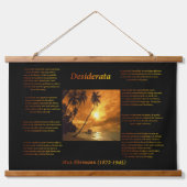 魅惑の島オアシス威厳のある海 吊り下げ型タペストリー (正面)