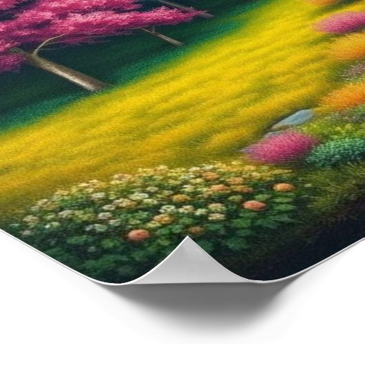 魅惑の川の谷 ポスター (角)