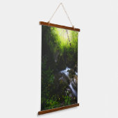 魅惑の川林の春の花 吊り下げ型タペストリー (傾斜あり)