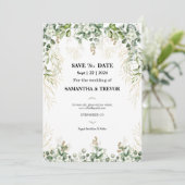 魅惑の常緑樹:Save The Date 招待状 (スタンド正面)