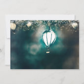 魅惑の庭の夏のストリングライト結婚ズ 招待状 (裏面)