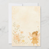 魅惑の庭の妖精の誕生日 招待状 (裏面)