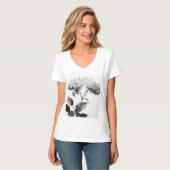 魅惑の庭の小さな妖精 Tシャツ (正面フル)