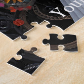 魅惑の庭の翼を持つ蝶のミューズ ジグソーパズル (側面)