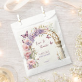 魅惑の庭の蝶の赤ちゃんシャワーの好意 フェイバーバッグ (クリップ留めされた状態)