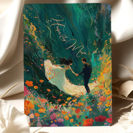 魅惑の庭をテーマにした 招待状