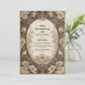 魅惑の庭園アールヌーボーウェディング 招待状 (スタンド正面)