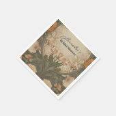 魅惑の庭園アールヌーヴォー ブライダルシャワー スタンダードカクテルナプキン (角)
