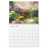 魅惑の庭園 カレンダー (3月 2027)
