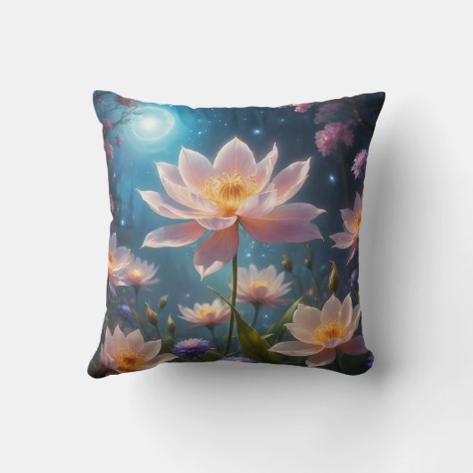 魅惑の庭園 クッション (裏面)