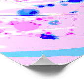 魅惑の庭園 – ピンクの地平線 ポスター (角)