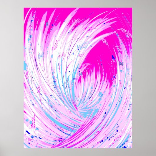 魅惑の庭園 – ピンクの地平線 ポスター (正面)