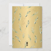 魅惑の庭園 : ブライズシャワー招待状 招待状 (裏面)