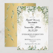 魅惑の庭園 : 花嫁のシャワー招待状 招待状 (正面/裏面)